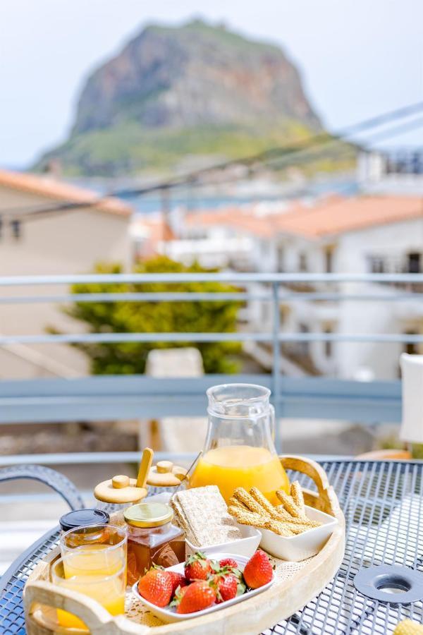 Monemvasia Modern Flat With Panoramic Sea View 外观 照片