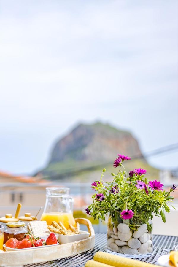 Monemvasia Modern Flat With Panoramic Sea View 外观 照片