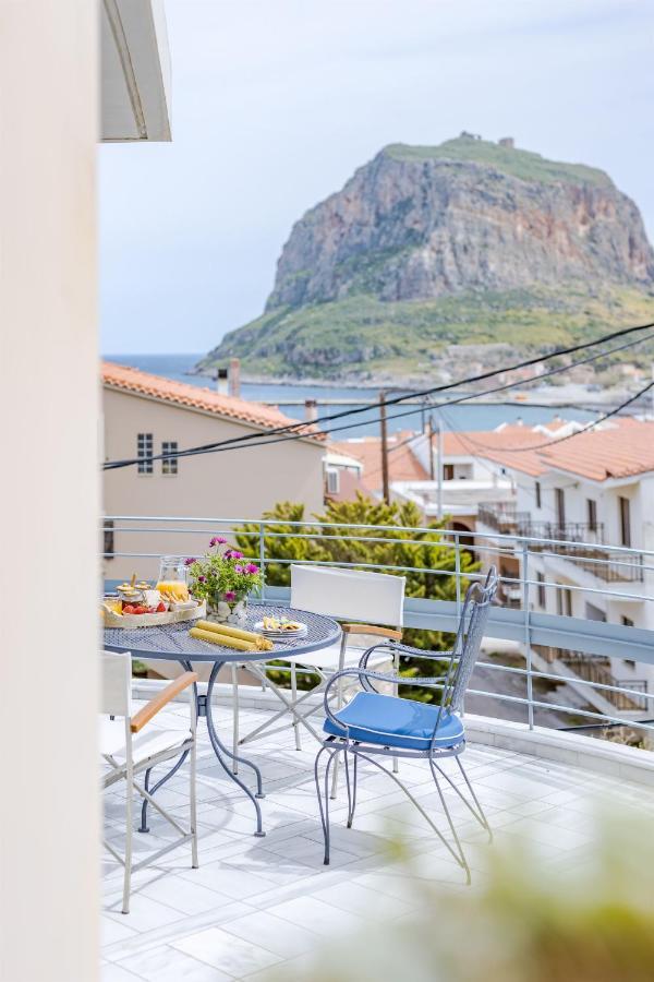 Monemvasia Modern Flat With Panoramic Sea View 外观 照片