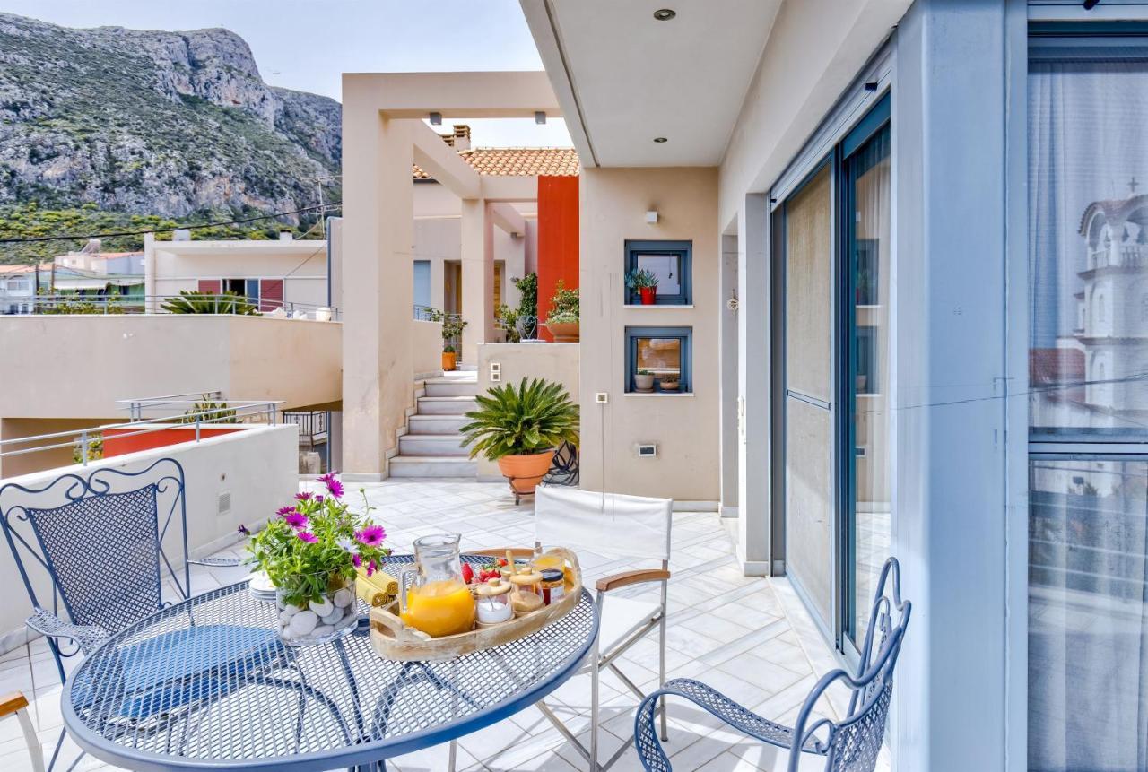 Monemvasia Modern Flat With Panoramic Sea View 外观 照片
